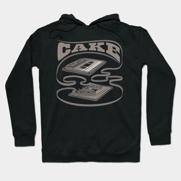 Cake Exposed Cassette Hoodie by Vector Empire